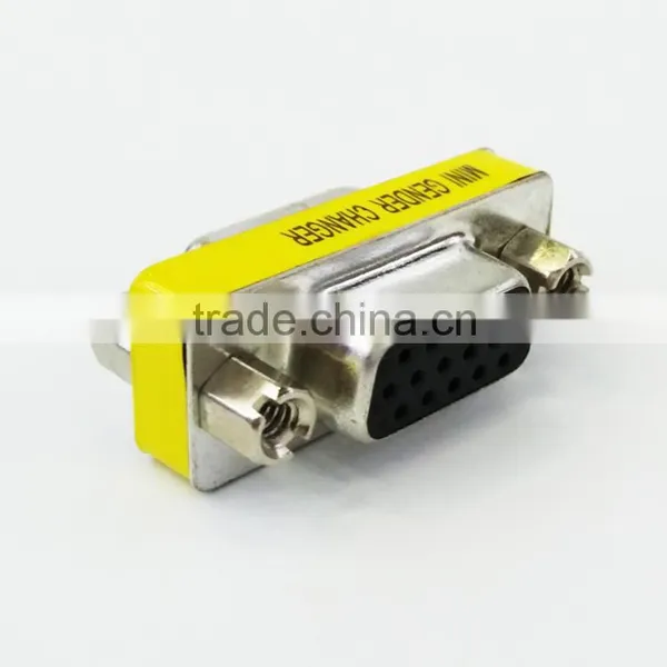 High Speed and QualityVGA Adapter, Female to Female VGA Extension Adapter Connecter for TV /camera/home Theater/computer photo-3