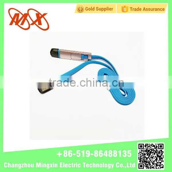 Mobilephone Accessory Perfume Gold Head 2 in 1 USB Fast Charging Data Cable for Android & Iphone 5/6 photo-2