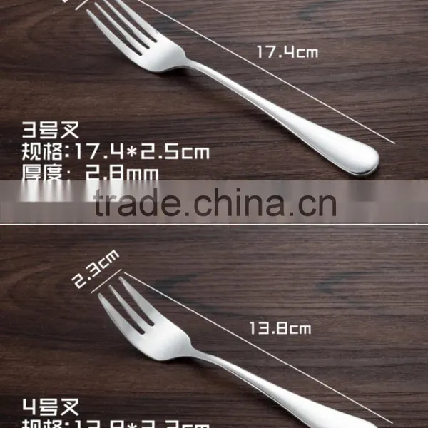 Stainless Steel Dessert Forks With Mirror Polishing and Low Price photo-3