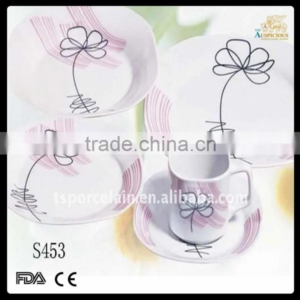 Hotsale 20pcs New Bone China Tableware Dinner Set With Good Quality photo-4