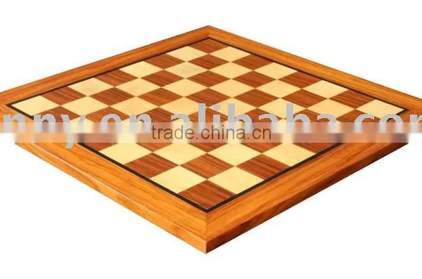 Rosewood Chess Board and Chess Set and Checker