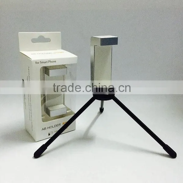 No Patent Foldable 1/4" Screw Tripod Phone Stand Clamp Holder for IPhone,Samsung,HTC,Camera,Monopod Etc. photo-6
