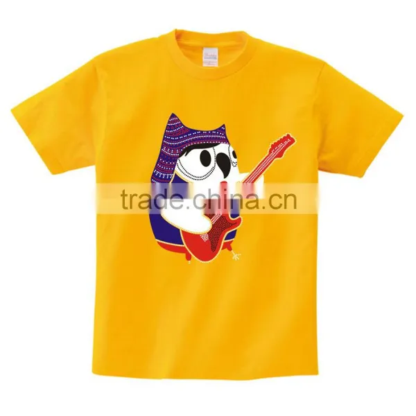 Owl Playiing The Guitar Hotfix Fabric Transfer Design for T-shirt or Bag photo-2