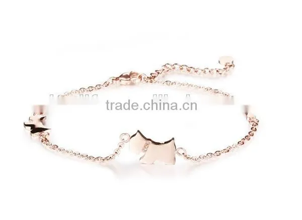 Fashionable Wholesale Rose Gold Plated Extension Chain Indian Anklet Jewelry photo-2