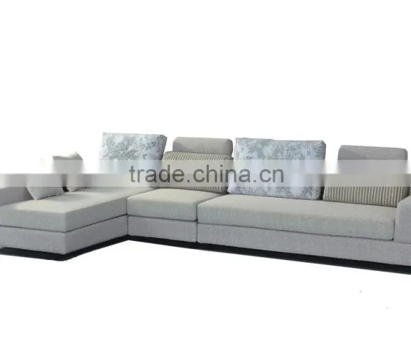 Top Quality Modern Fabric Leisure Style Sectional Sofa Set for Living Room photo-2