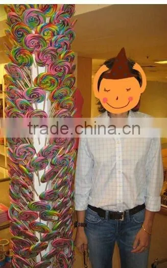 High Quality Painted Wood Christmas Lollipop Shelf Rack photo-2