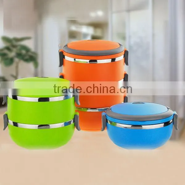 Supermarket Hot Selling Stianless Steel With Plastic Food Container photo-2