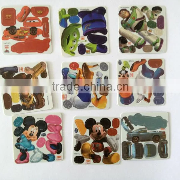 3d Donald Duck Puzzle Card