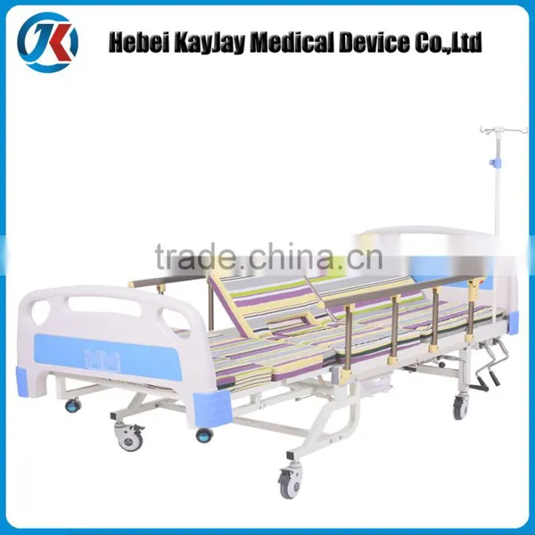 China Household Multifunctional Manual Hospital Bed Made in China photo-4