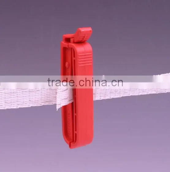 CP70 70mm Sealing Length PP Material Logo Print Promotional Plastic Tomato Clip photo-2