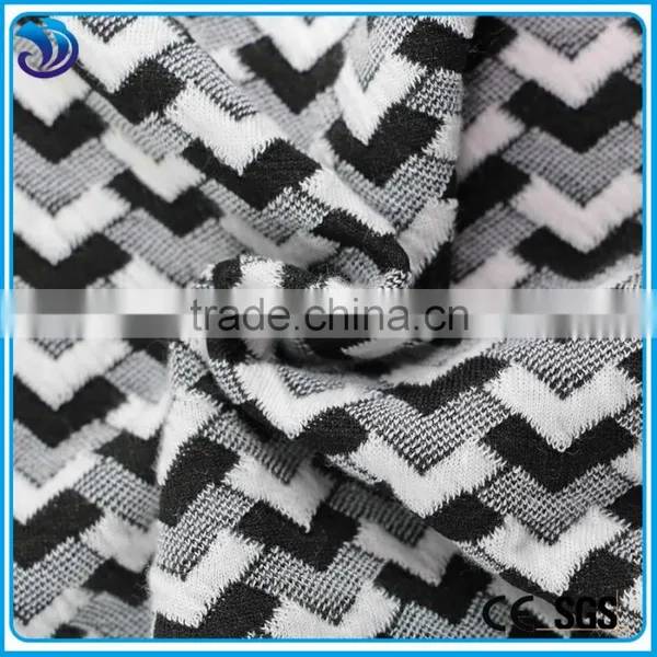 Polyester Rayon Spandex For Garment Fashion Dress Jacquard Fabric photo-3