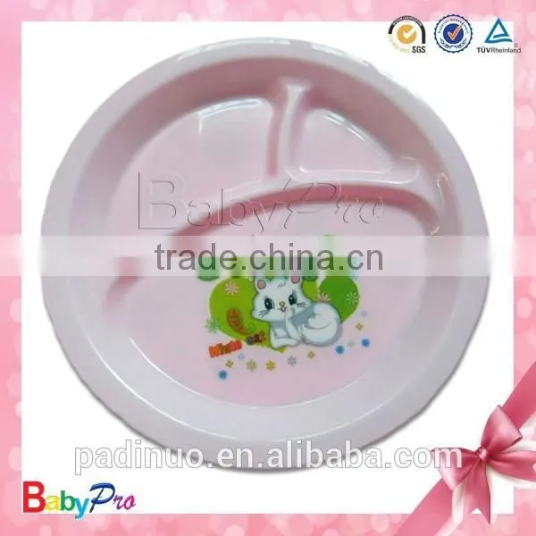 2015 Wholesales Custom Plastic Colorful Plastic Plate With Spoon photo-4