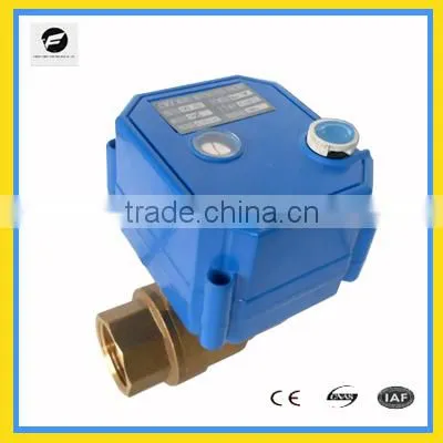 2016 CWX-25s 2way/3way Motorized Ball Valve With Manual FunctionDC 3/6V for HVAC and Fire-flight Sprinkler Service