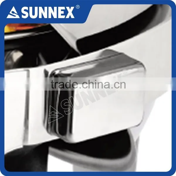 SUNNEX Stainless Steel Round Roll Top Electric Chafing Dish Set photo-4