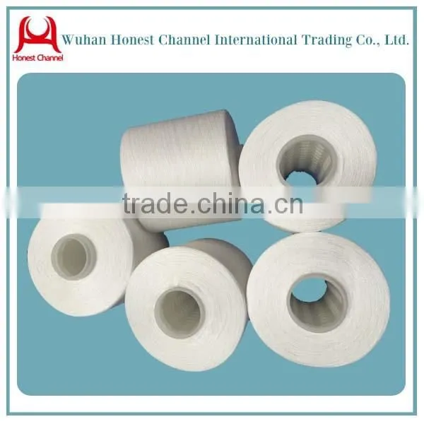 Spun Sewing Polyester Yarn/plastic Yarn Dyeing Cone Poly Sewing Thread photo-2
