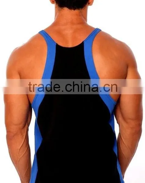 100% Cotton Mens Custom Bodybuilding Singlet photo-3