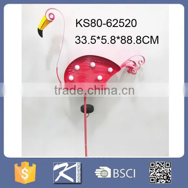 Metal Garden Decor Flamingo,lighted Flamingo Decoration photo-2