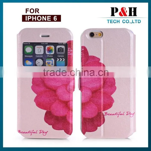 Colorful Drawing Style Flip Leather Case for Apple IPhone 6 Iphone 6 Plus,for Iphone 6s Case photo-3