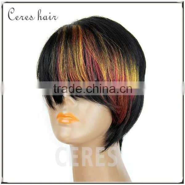 Henan Ceres Wholesale Real Indian Human Hair Lace Front Wig With Baby Hair photo-3