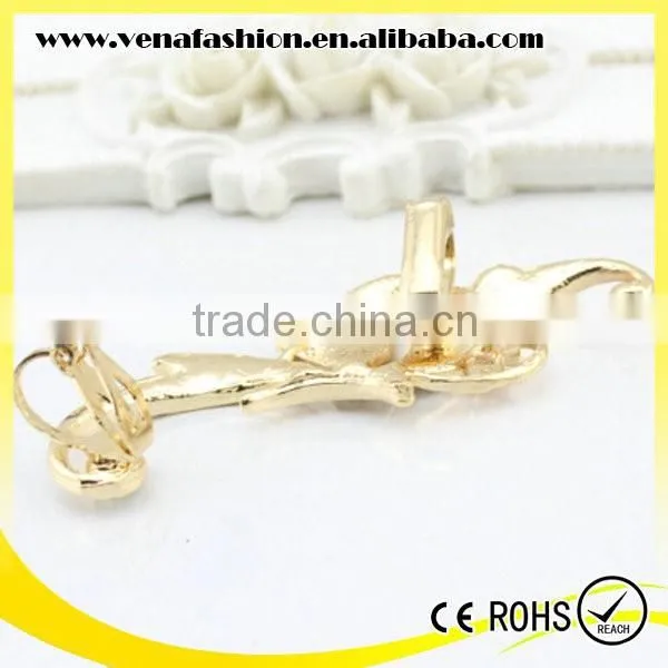 Instock Butterfly Design Cheap no Piercing Animal Ear Cuff photo-5