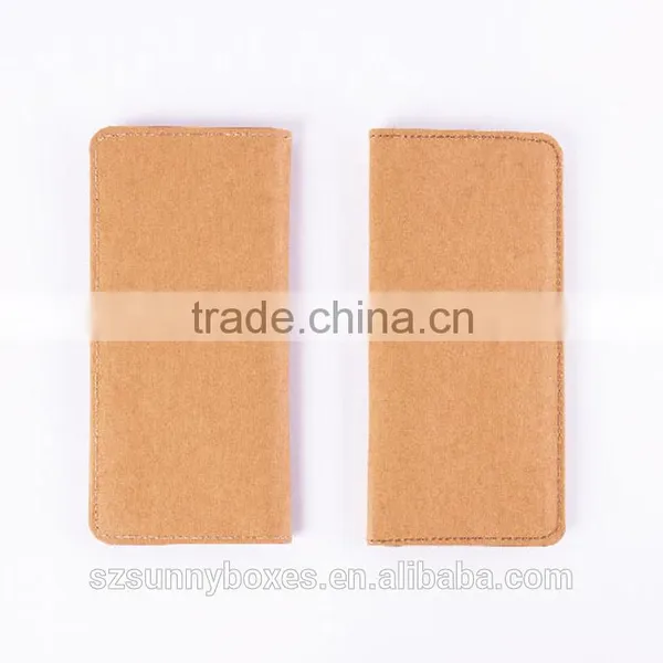 Anti-tearing Washable Kraft Paper Folding Long Wallet With Zipper photo-3