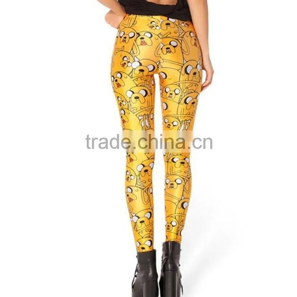 Adventure Time Digital Printing Cartoon 3d Leggings Pretty Fashion Women Leggings photo-3