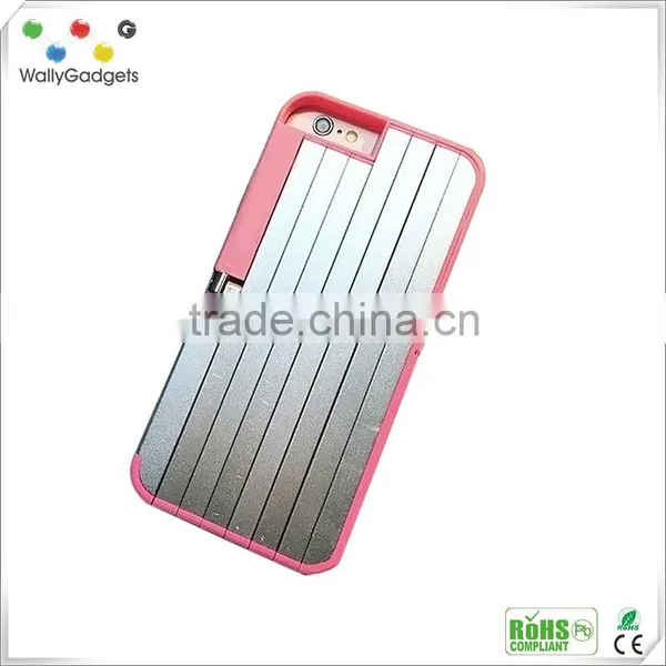 Promotional Flashy Adjustable Light Blinking 4.7" Plastic Aluminium Selfie Stick Led Case Cover For IPhone 6/6s photo-5