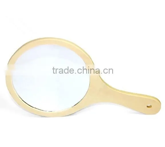 Wooden Handle Mirror