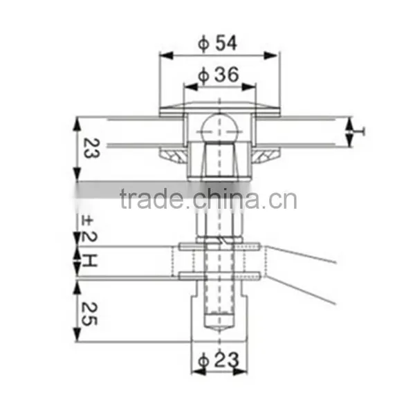 High Standard Connector For Glass Spider Fitting Installation photo-5