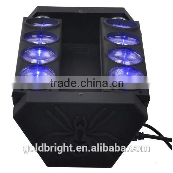 8 Lens 12w White or RGBW Disco Moving Head Scanner Spider LED Effect Lighting photo-5