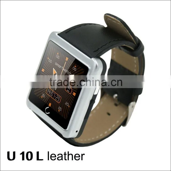 U10L Bluetooth Smartwatch Leather Strap Smartwatch U10L Phone Sim Card Reloj Inteligente Sport Watches For Android IOS Phone photo-2