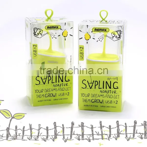 Original Remax Sapling Series 2 USB Adaptor Phone Charger 5V 2.4A Travel Charger photo-2