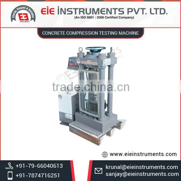 Premium Grade Concrete Compression Testing Machine from Authentic Supplier