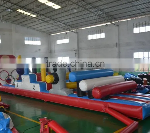 2016 Hot Selling Olympics Water Obstacle Inflatable Obstacle Course for Adult and Kids photo-3