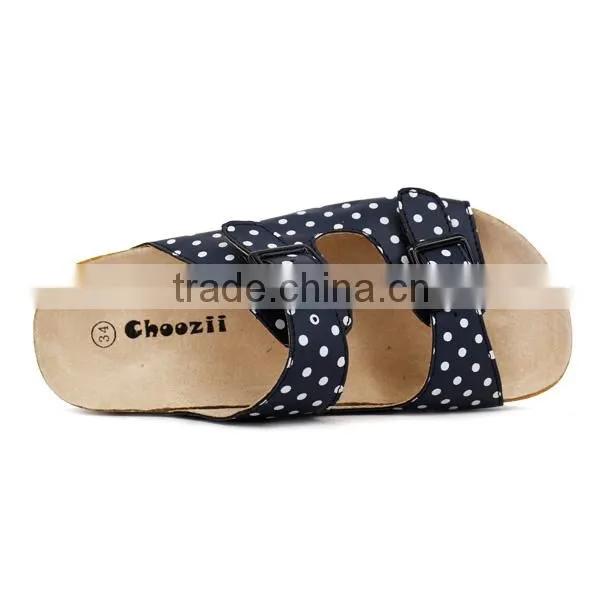 Unisex Summer New Design Women Beach Slippers Flat Simple Girls Footbed Cork Sandals photo-5