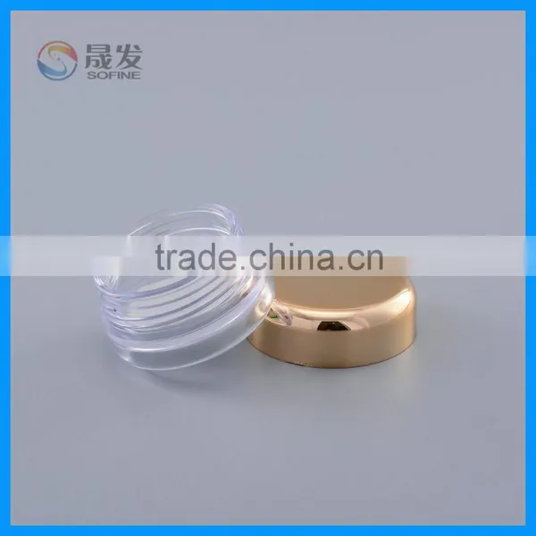 Clear Plastic Cosmetic Jar photo-3