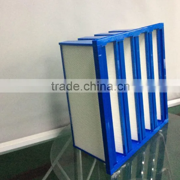 4V-type Filter/high Efficiency H13 V-type Air Conditioning Industrial Air Filter photo-3