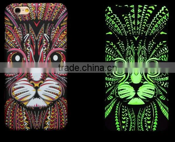 3D Luminous Lion Animal Pattern Back Hard Cover Case For Iphone 6 6Plus photo-6