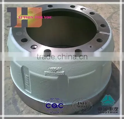 Brake Drum WG9970340081 for Sinotruck Howo Rear Axle Parts photo-2