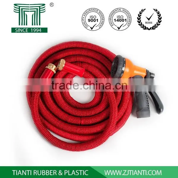 Preimium 50FT CE Certificate Flexable Garden Water Hose With 10 Pattern Spray Nozzles photo-3