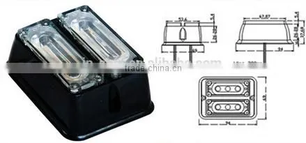High Quality Warning Lights, 12volt Led Dash Strobe Light LTDG2-31B photo-2