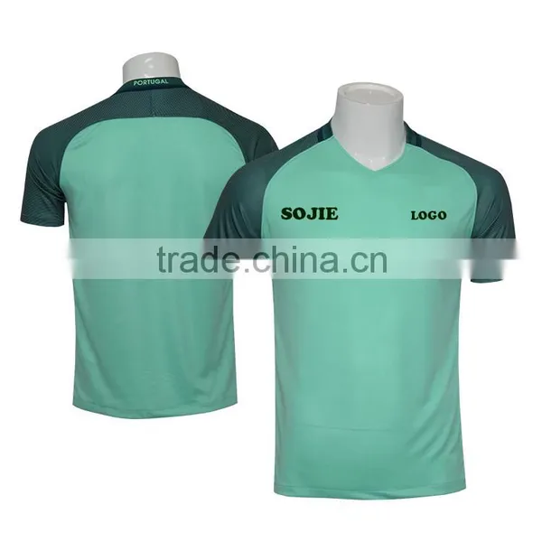2015/2016 Wholesale Thai Quality Blank Football Shirt Maker Customzied Sublimation Cheap Kids Soccer Jersey photo-4