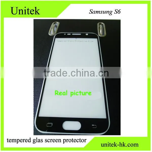 Premium Quality Lower Factory Price Perfect For Samsung s6 Gorilla Silk Printing Tempered Glass Screen Protector photo-2