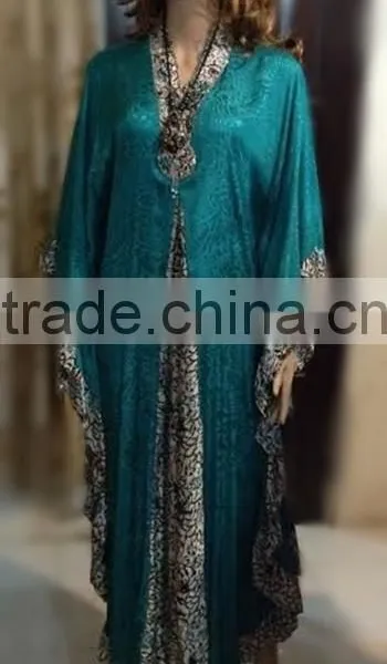 Hartati Heritage's Indonesia Traditional Gamis Batik Long Dress "Semi-Silk"