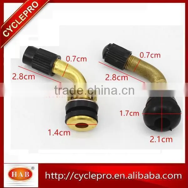 Motorbike Motorcycle Bike 90 Degree Right Angle Bend PVR-70 PVR32 Tubeless Valve photo-2