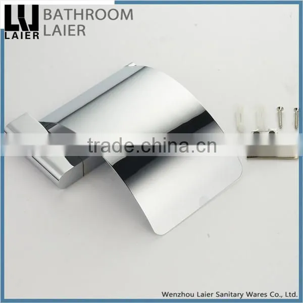 Promotional China Manufacture Zinc Alloy Chrome Finishing Bathroom Sanitary Items Wall Mounted Toilet Paper Holder photo-6