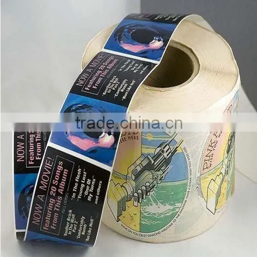 Customized Waterproof and Colorful Roll Label