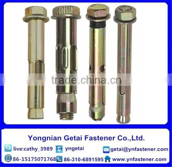 Zinc Yellow Hex Bolt Sleeve Anchor photo-5