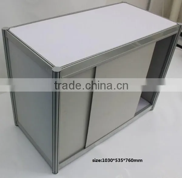 Chinese Aluminium Desk For Display and Exhibition Booth Desks and Chairs photo-4
