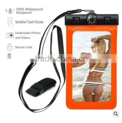 PREMIUM QUALITY Universal Waterproof Case Including ARMBAND COMPASS LANYARD - Best Water Proof, Dustproof, Snowproof Bag photo-2